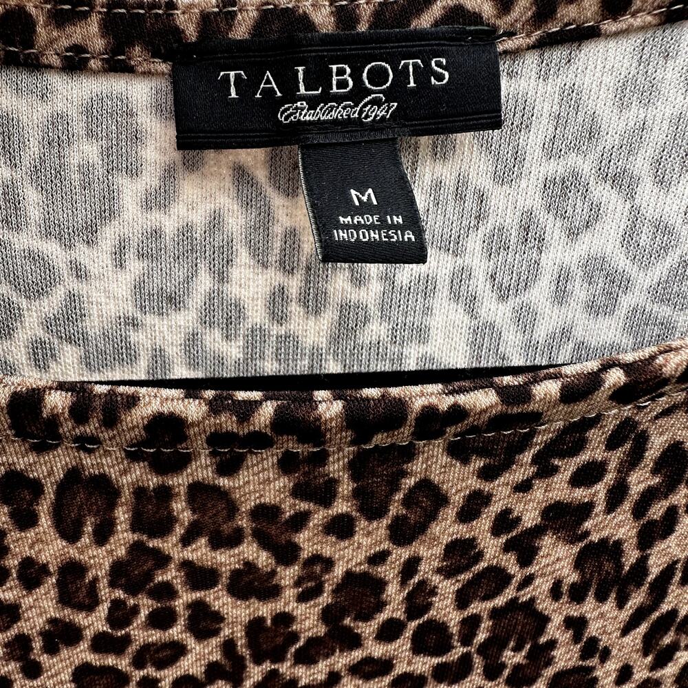 Talbots animal print dress size Medium - Picture 5 of 5